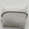 Bracciale oro Bianco 18k tennis zirconi bianchi 19 cm 8.60 gr | Gioiellitosti.it