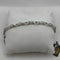Bracciale Oro Bianco 750 maglia intrecciata 20 cm 5.30 gr | Gioiellitosti.it