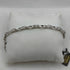 Bracciale Oro Bianco 750 maglia intrecciata 20 cm 5.30 gr | Gioiellitosti.it