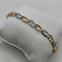 Bracciale oro maglia intrecciata bicolore 21 cm 4.90 gr | Gioielli Tosti
