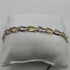Bracciale oro maglia intrecciata bicolore 21 cm 4.90 gr | Gioielli Tosti