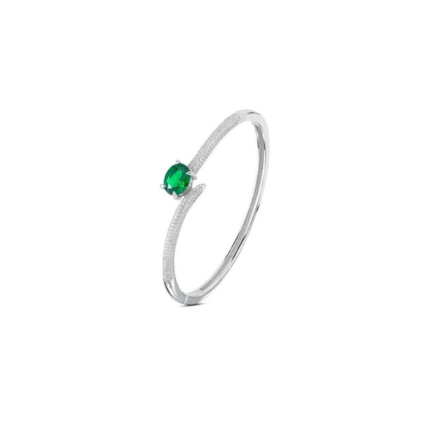Bracciale rigido Boccadamo BBR153V Argento 925 con cristallo | Gioielli Tosti