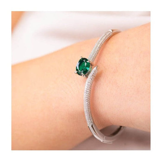 Bracciale rigido Boccadamo BBR153V Argento 925 con cristallo | Gioielli Tosti — Vista dettaglio prodotto originale