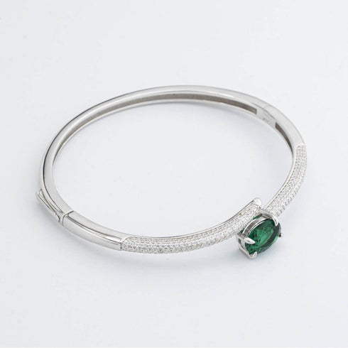Bracciale rigido Boccadamo BBR153V Argento 925 con cristallo | Gioielli Tosti