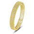 Bracciale Rigido Boccadamo XB1050D Acciaio dorato e Zirconi | Gioielli Tosti