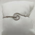 Bracciale rigido oro 18k donna pavè zirconi cm 8.80 gr | Gioiellitosti.it