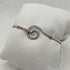 Bracciale rigido oro 18k donna pavè zirconi cm 8.80 gr | Gioiellitosti.it