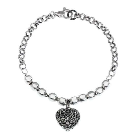 Bracciale rolò con elementi Cuore Traforato SUALI' BM2738 | Gioiellitosti.it — Product detail view