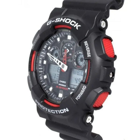 Casio G - Shock GA - 100 - 1A4ER orologio multifunzione Nero | Gioiellitosti.it