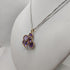 Ciondolo con ametista e diamanti oro 18k | Gioiellitosti.it