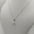 Ciondolo con perla e diamanti con collana oro 18k | Gioiellitosti.it