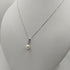 Ciondolo con perla e diamanti con collana oro 18k | Gioiellitosti.it