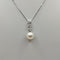 Ciondolo con perla e diamanti con collana oro 18k | Gioiellitosti.it