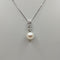 Ciondolo con perla e diamanti con collana oro 18k | Gioiellitosti.it