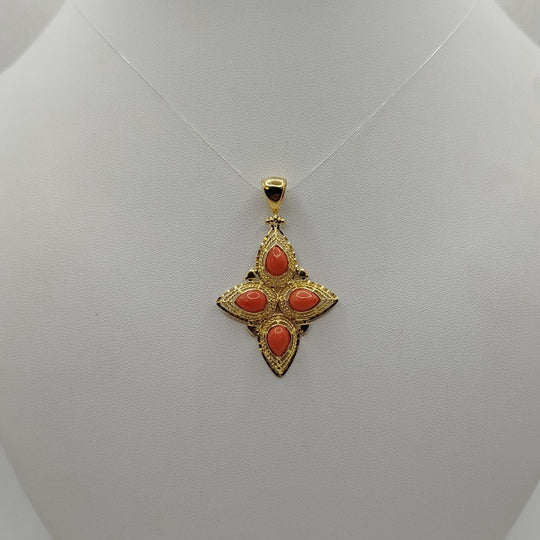 Ciondolo Corallo e Oro 18k 4.10 gr | Gioiellitosti.it — Product detail view