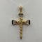 Ciondolo Croce con zirconi oro 18k 7,0 gr | Gioiellitosti.it