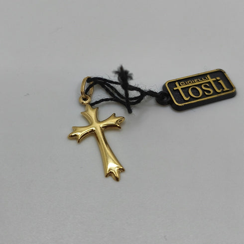 Ciondolo Croce oro 18 kt 0.70 gr | Gioielli Tosti