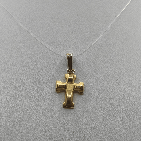 Ciondolo Croce oro 18 kt Classica 1.40 gr | Gioielli Tosti