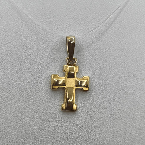 Ciondolo Croce oro 18 kt Classica 1.40 gr | Gioielli Tosti