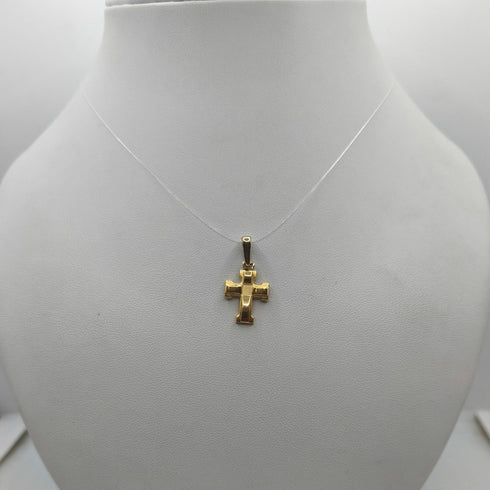 Ciondolo Croce oro 18 kt Classica 1.40 gr | Gioielli Tosti