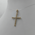 Ciondolo Croce oro 18 kt con Zirconi 2.00 gr | Gioielli Tosti