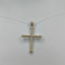 Ciondolo Croce oro 18 kt con Zirconi 2.00 gr | Gioielli Tosti