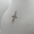 Ciondolo Croce oro 18 kt Finitura diamantata 2.20 gr | Gioielli Tosti