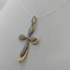 Ciondolo Croce oro 18 kt Finitura diamantata 2.20 gr | Gioielli Tosti