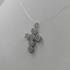 Ciondolo Croce oro 18k per ragazza con Zirconi 3.10 gr | Gioielli Tosti
