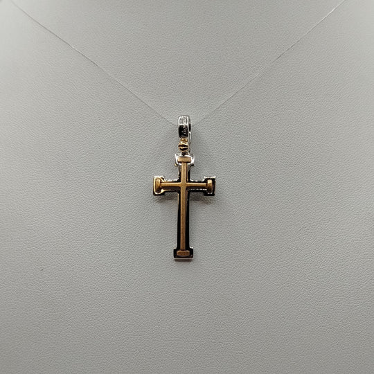 Ciondolo Croce uomo oro 18k 5.90 gr | Gioiellitosti.it — Vista dettaglio prodotto originale