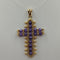Ciondolo di Ametista viola e Oro 18k 4,70 gr | Gioiellitosti.it