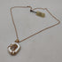 Ciondolo in madreperla bianca e diamanti con collana oro 18k | Gioiellitosti.it