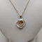 Ciondolo in madreperla bianca e diamanti con collana oro 18k | Gioiellitosti.it