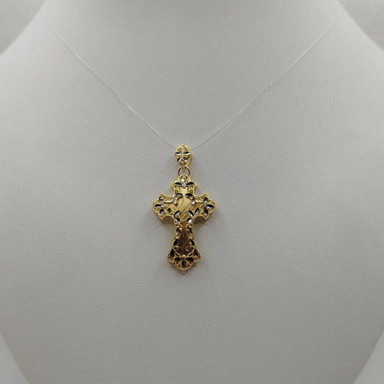 Ciondolo oro 18k Croce Pendente 3,3 gr | Gioiellitosti.it — Vista dettaglio prodotto originale