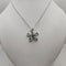 Ciondolo Smeraldi e Diamanti e collana oro 18k bianco | Gioiellitosti.it