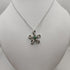 Ciondolo Smeraldi e Diamanti e collana oro 18k bianco | Gioiellitosti.it