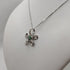 Ciondolo Smeraldi e Diamanti e collana oro 18k bianco | Gioiellitosti.it