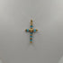 Ciondolo Topazio azzurro e Oro 18k 3,70 | Gioiellitosti.it