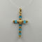Ciondolo Topazio azzurro e Oro 18k 3,70 | Gioiellitosti.it