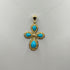 Ciondolo Turchese e Oro Giallo 18k 5.10 gr | Gioiellitosti.it