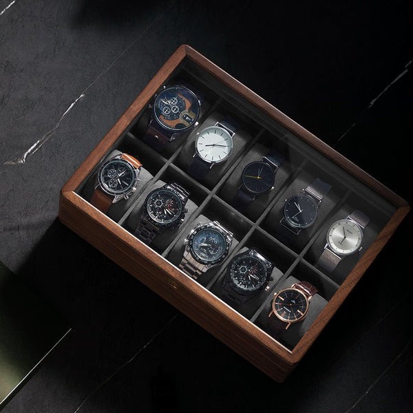 Cofanetto Porta Orologi Uomo Legno 10 Posti | Gioiellitosti.it