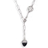 Collana a catena con ciondolo onice e cristalli Boccadamo KGR006N | Gioiellitosti.it