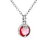 Collana Argento 925 Maschera Cristallo Rosso Michele Affidato CL-AP-000563 | Gioielli Tosti
