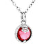 Collana Argento 925 Maschera Cristallo Rosso Michele Affidato CL-AP-000563 | Gioielli Tosti