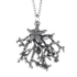 Collana Ciondolo argento Corallo SUALI' 2150/45 collezione mare | Gioiellitosti.it