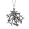 Collana Ciondolo argento Corallo SUALI' 2150/45 collezione mare | Gioiellitosti.it