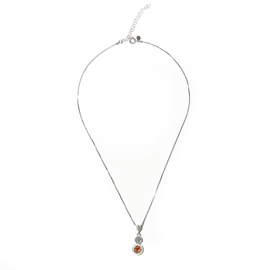 Collana Argento 925 Maschera Zircone Rosso Michele Affidato CL-PH-000011 — Product detail view