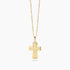 Collana Mabina 553881 Argento 925 Oro 18K Crocifisso CREDO Uomo | Gioielli Tosti
