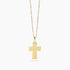 Collana Mabina 553881 Argento 925 Oro 18K Crocifisso CREDO Uomo | Gioielli Tosti