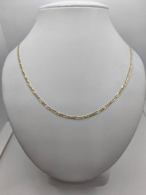 Collana oro 18k catena Groumette alternata unisex 3.70 gr | Gioielli Tosti